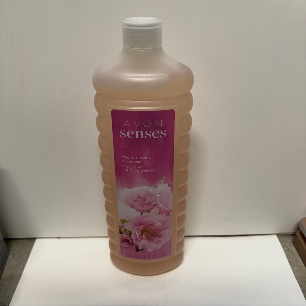 Avon Senses Cherry Blossom Bubble Bath Bain Mousse 24 OZ